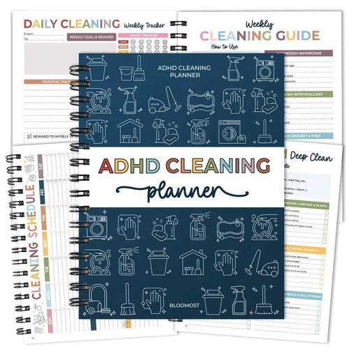 Salovin™ ADHD Cleaning Planner - Organize Your Home Effortlessly!